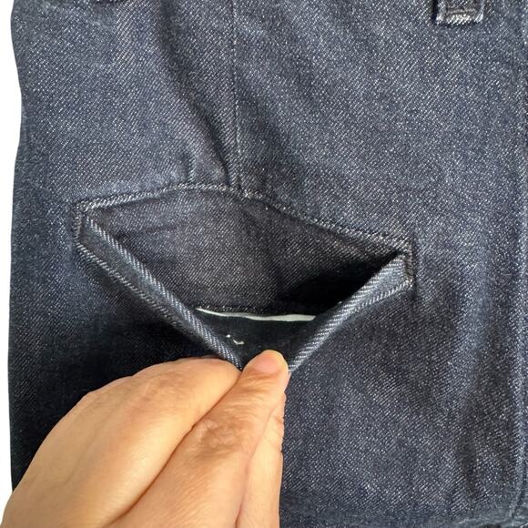Theory Dark Wash Straight Leg Jeans - Picture 7 of 11